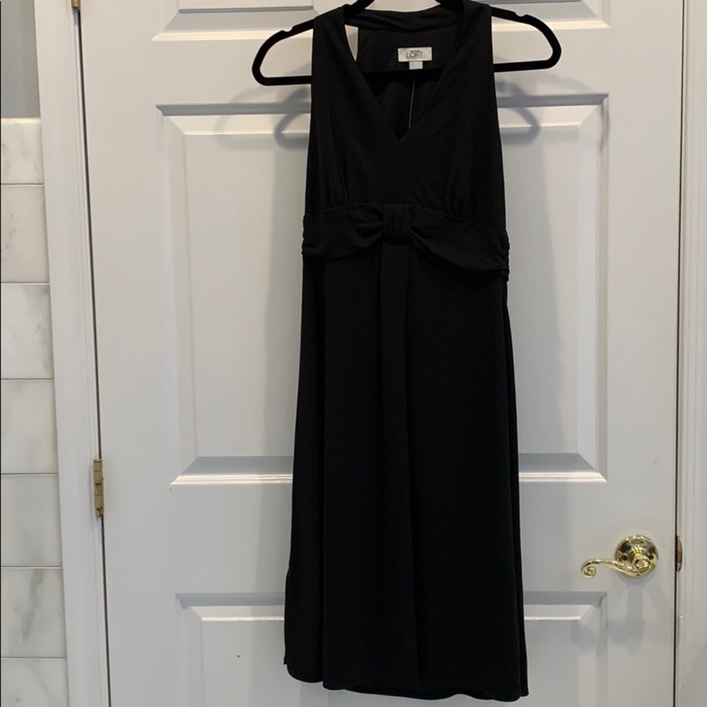 Ann Taylor LOFT size 8 black dress sleeveless